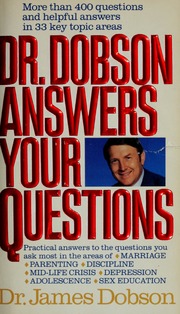 Cover of Dr Dobson Answers Your Questions